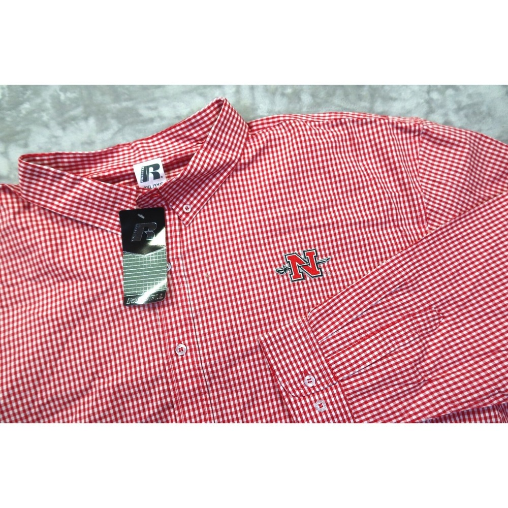 Nicholls State University Colonels Button Dress‎ Shirt Men's Size 3XL NWT NCAA